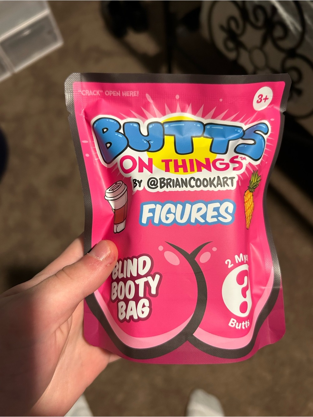 Butts On Things Blind Booty Bag Figures - Pink